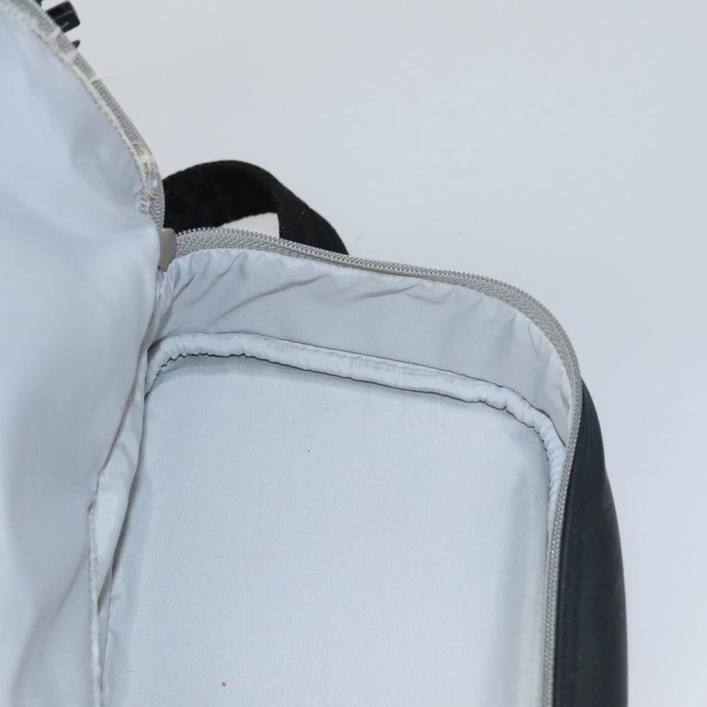 CHANEL Sports Backpack Nylon Leather White Gray Silver CC bs20919