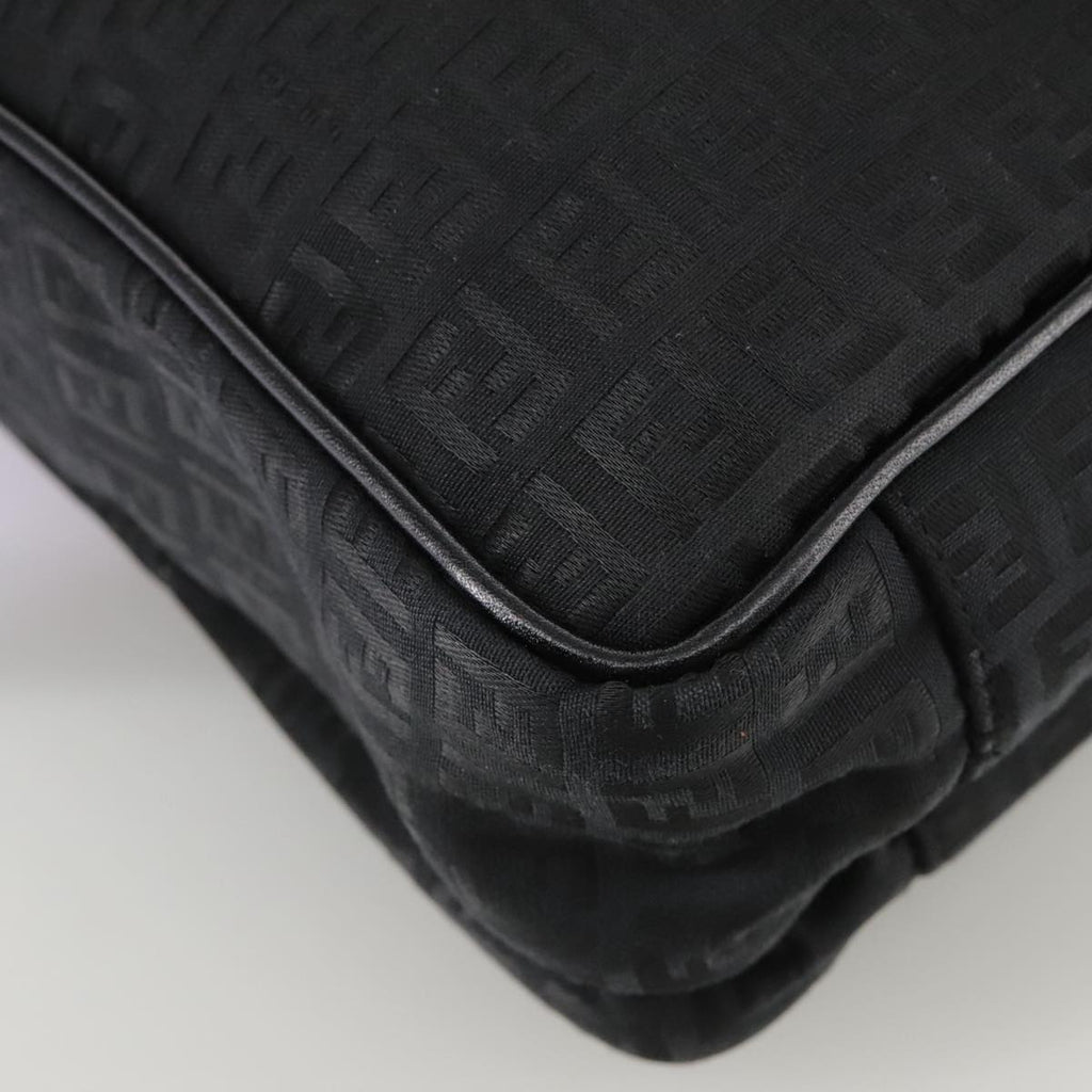 FENDI Zucchino Canvas Business Bag Black bs20925