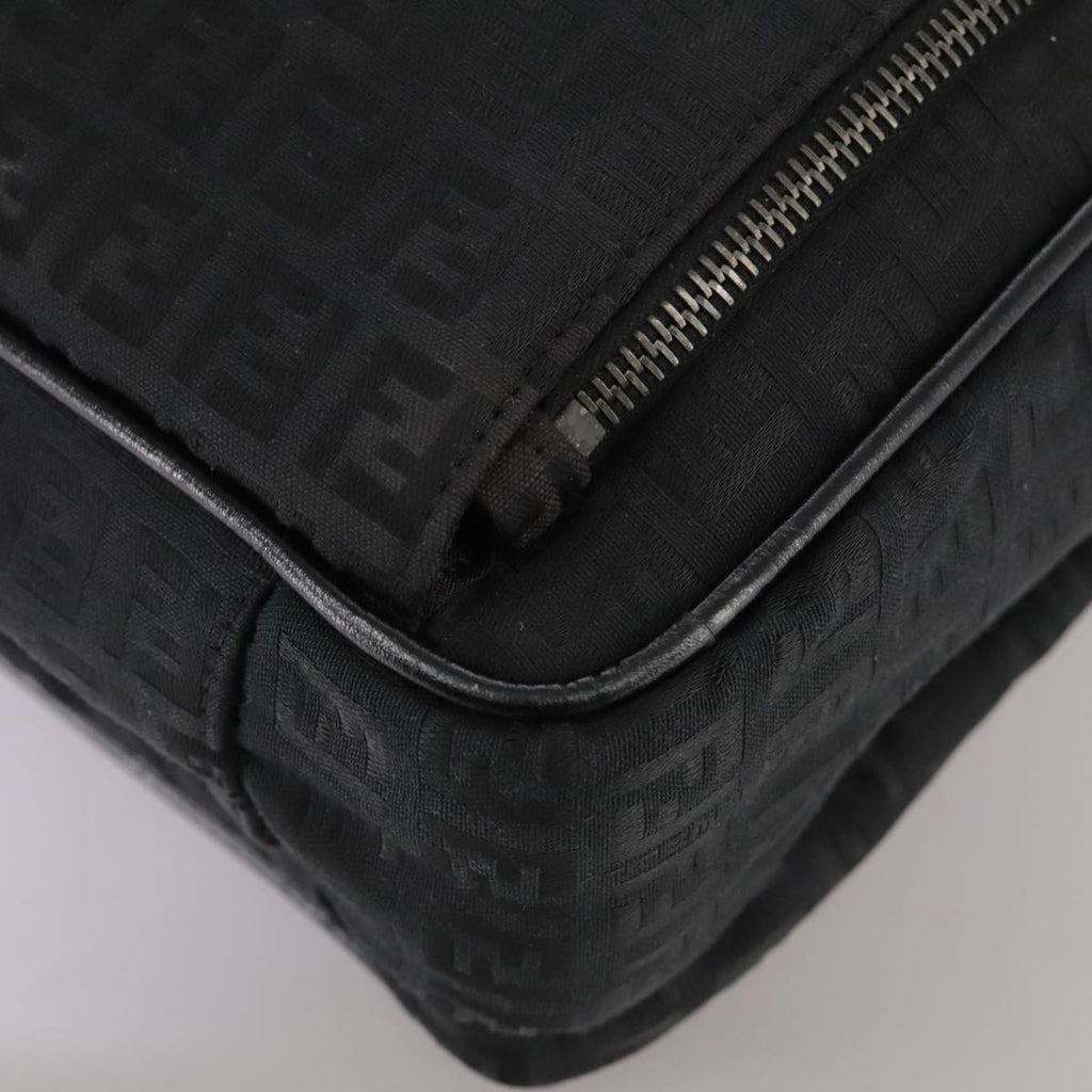 FENDI Zucchino Canvas Business Bag Black bs20925
