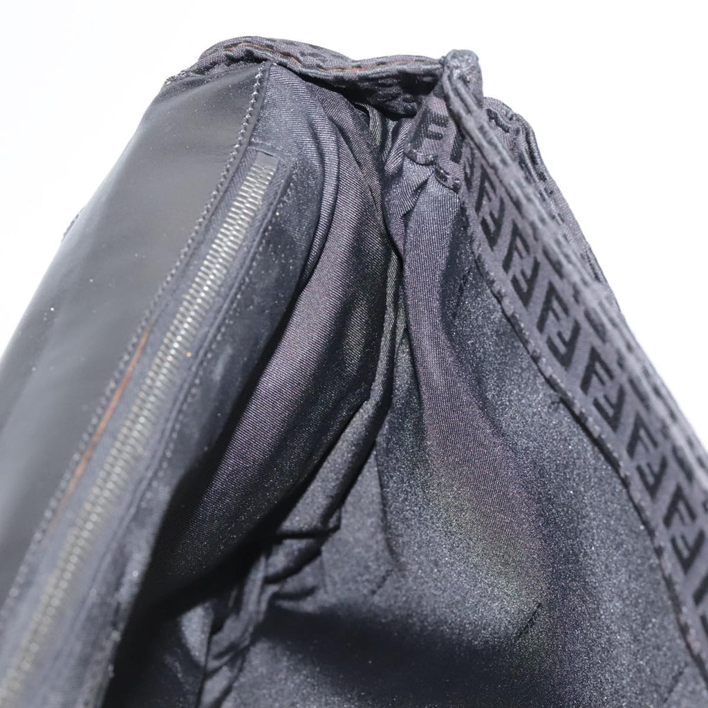FENDI Zucchino Canvas Business Bag Black bs20925