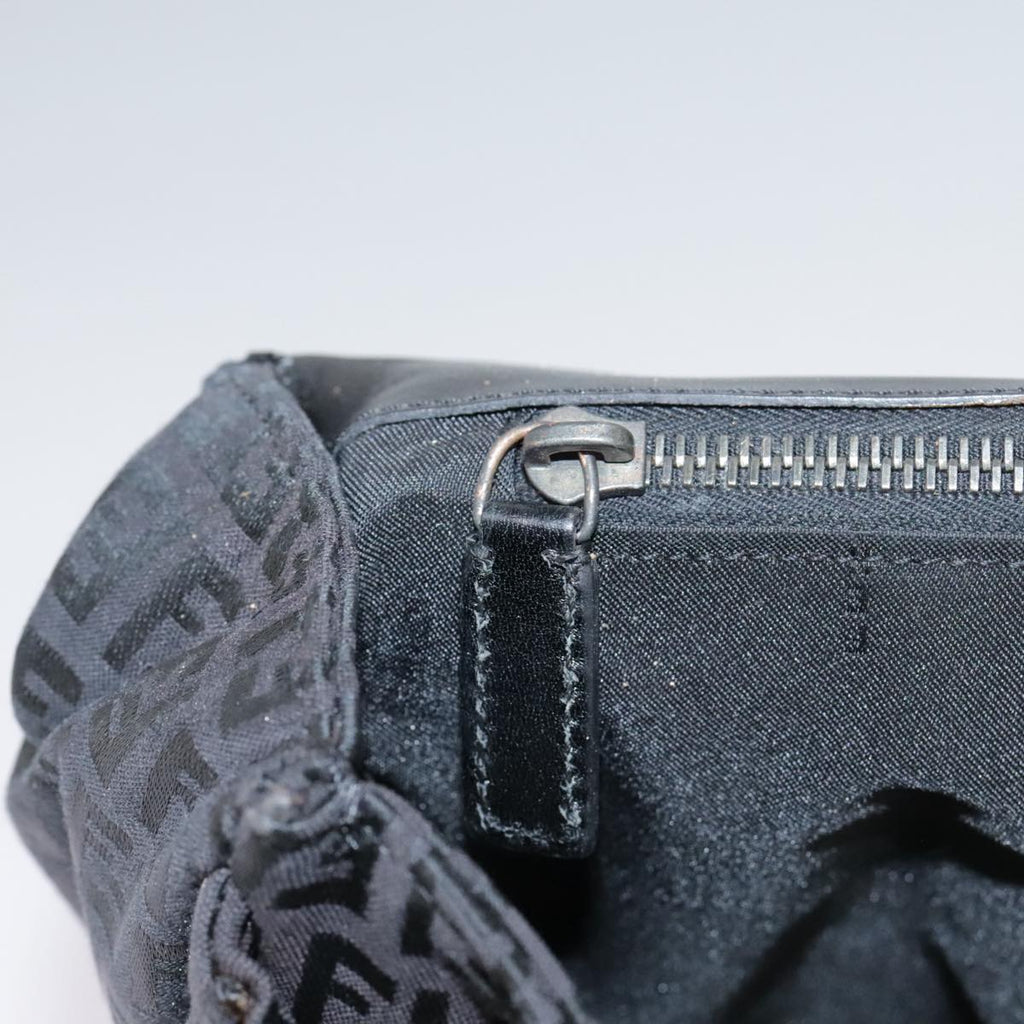 FENDI Zucchino Canvas Business Bag Black bs20925