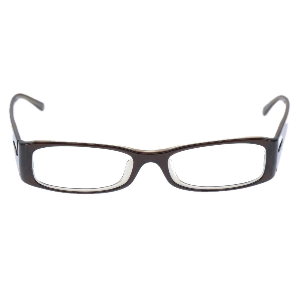 CHANEL Sunglasses Plastic Dark Brown CC bs21017