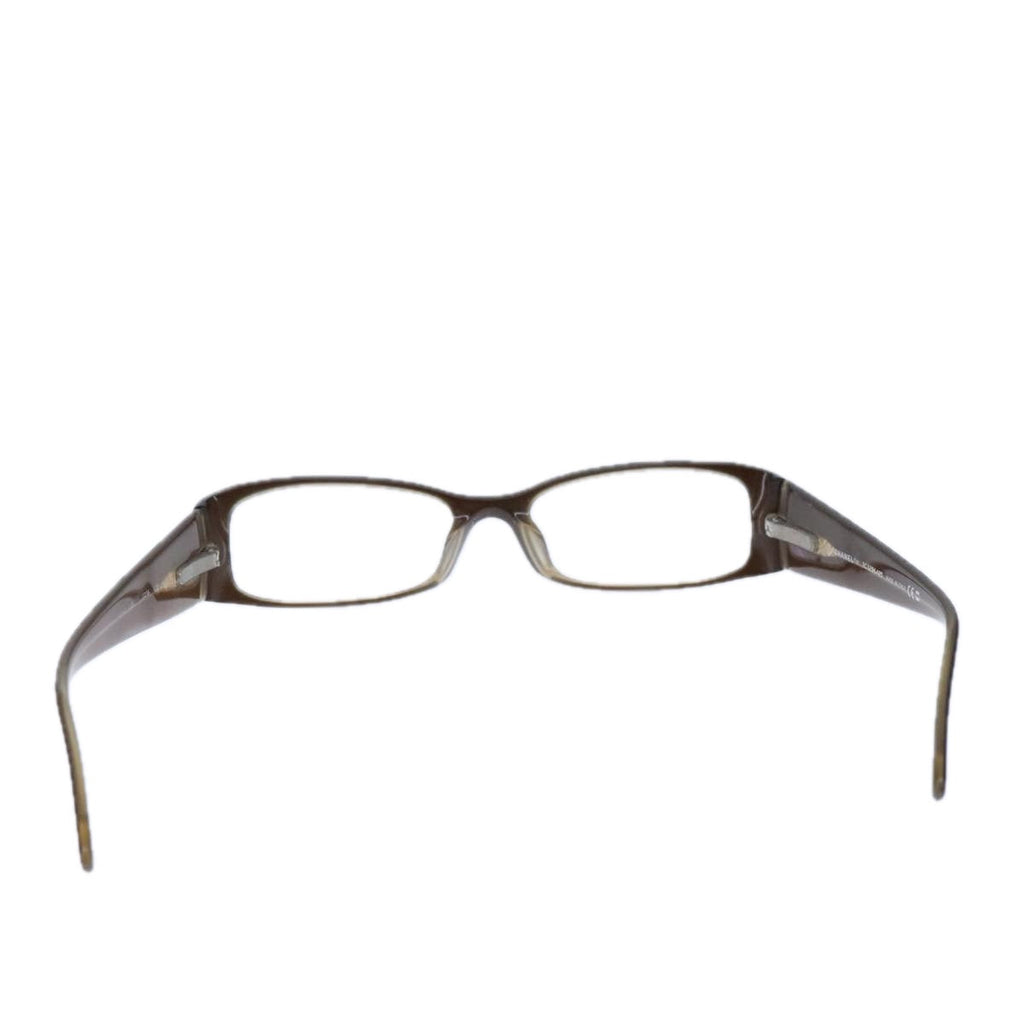 CHANEL Sunglasses Plastic Dark Brown CC bs21017