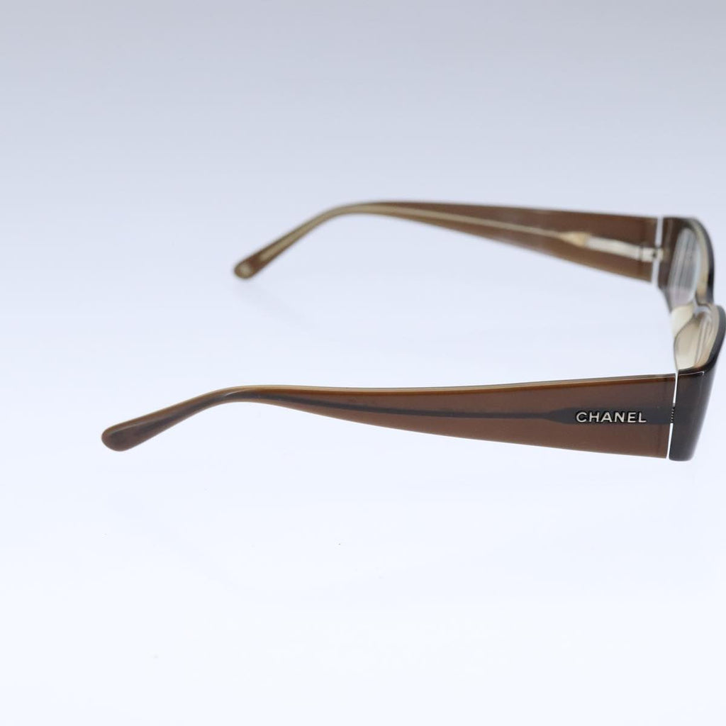 CHANEL Sunglasses Plastic Dark Brown CC bs21017