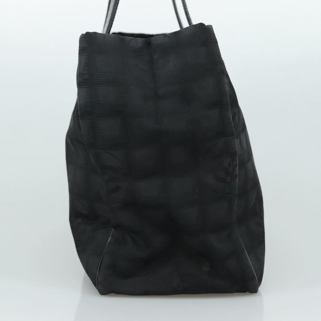CHANEL New Travel line Tote Bag Nylon Black CC bs21058