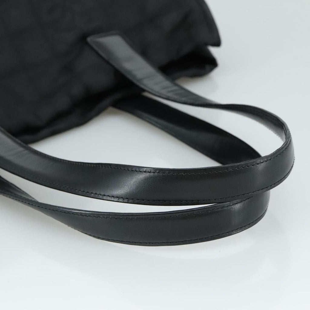 CHANEL New Travel line Tote Bag Nylon Black CC bs21058