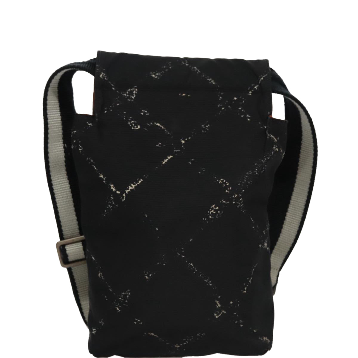 CHANEL Travel line Waist bag Nylon Black CC bs21105