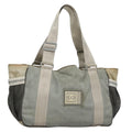 CHANEL Sports Tote Bag Canvas Gray CC bs21195