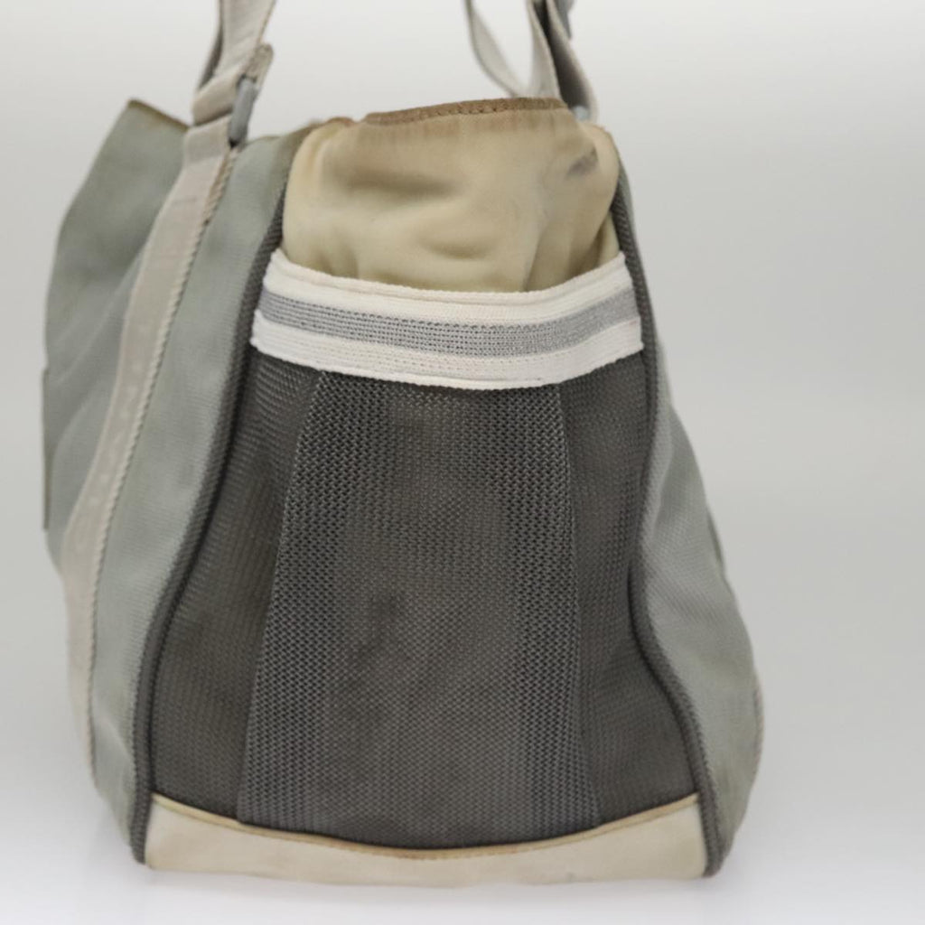 CHANEL Sports Tote Bag Canvas Gray CC bs21195