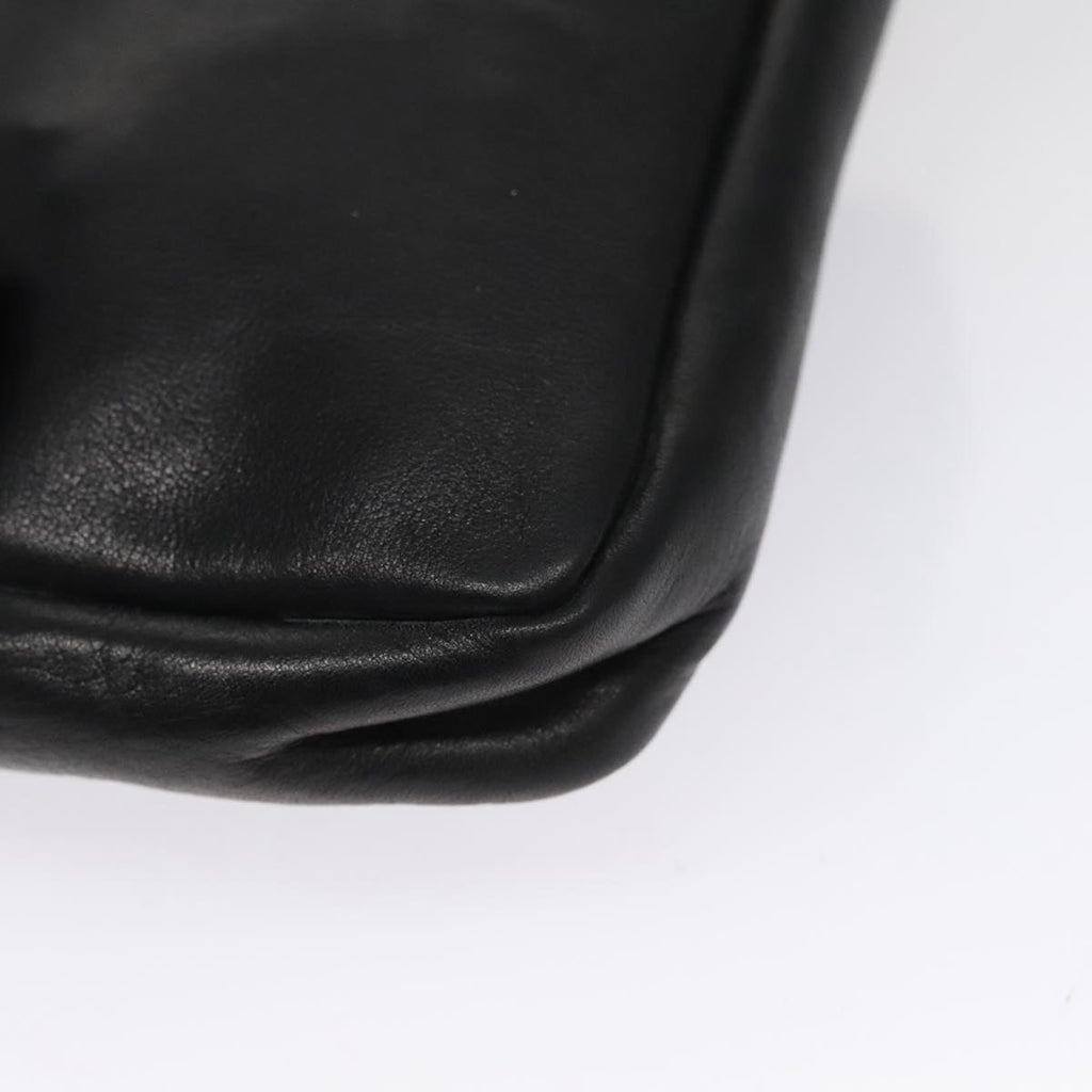 CHANEL Waist bag Lamb Skin Black CC bs21336