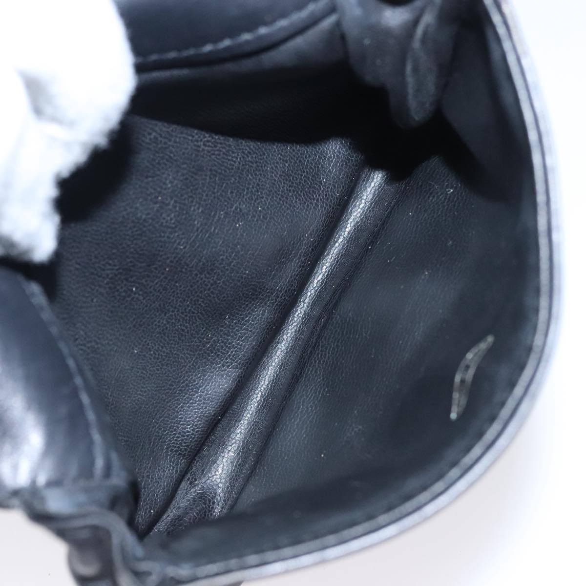 CHANEL Waist bag Lamb Skin Black CC bs21336