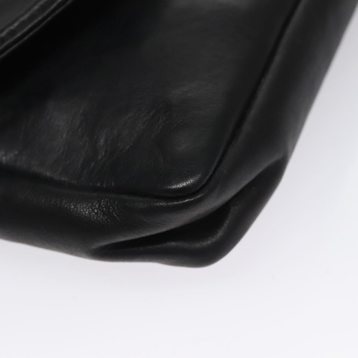 CHANEL Waist bag Lamb Skin Black CC bs21336