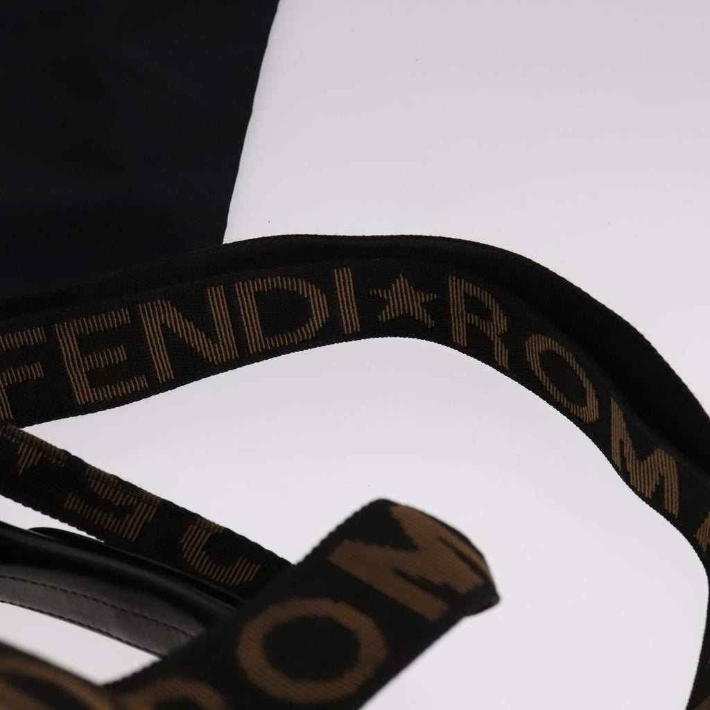 FENDI Hand Bag Nylon 2way Black bs21426