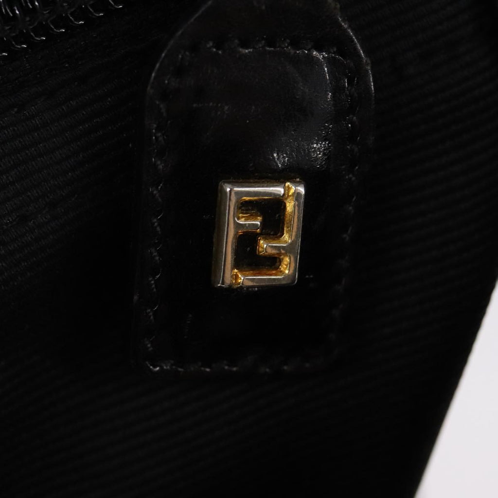 FENDI Hand Bag Nylon 2way Black bs21426