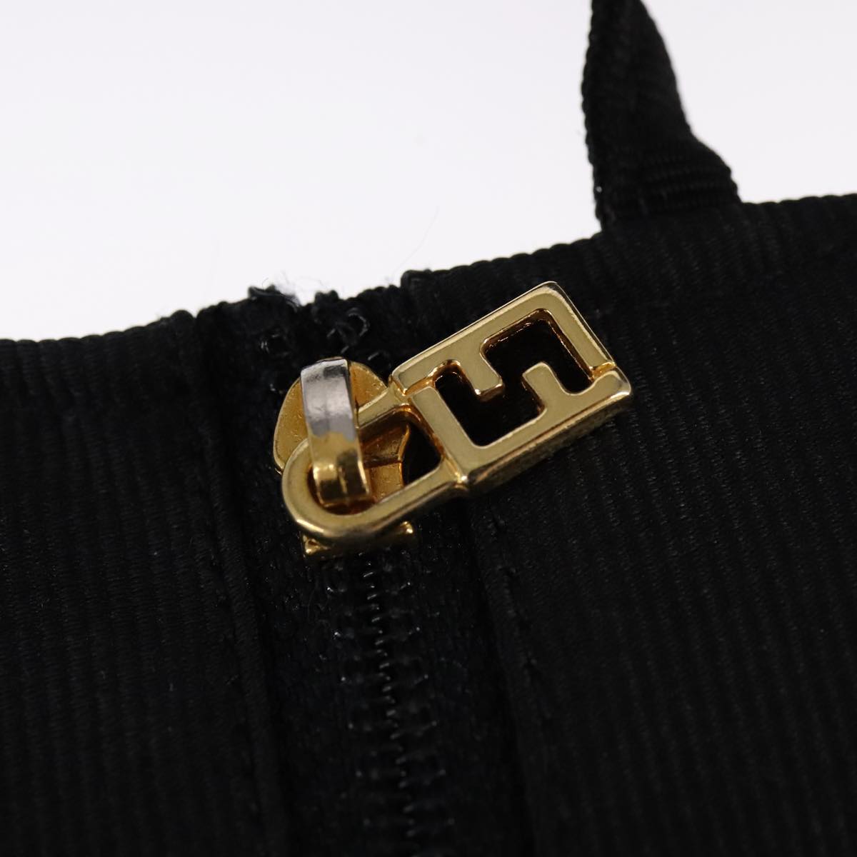FENDI Hand Bag Nylon 2way Black bs21426