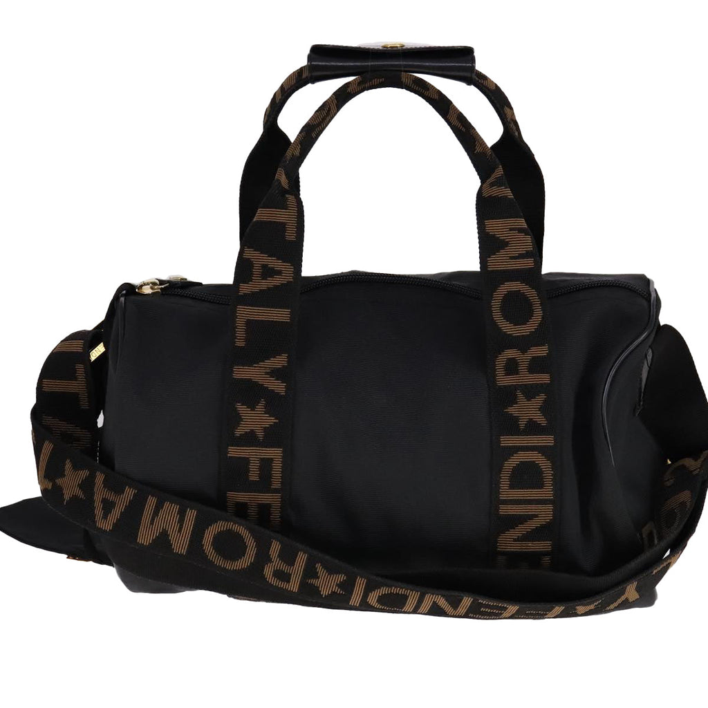 FENDI Hand Bag Nylon 2way Black bs21426