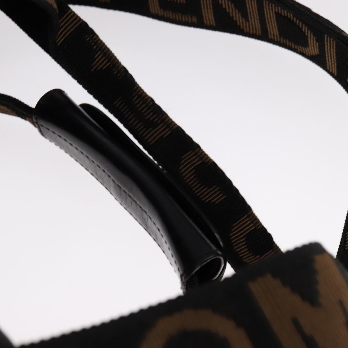 FENDI Hand Bag Nylon 2way Black bs21426