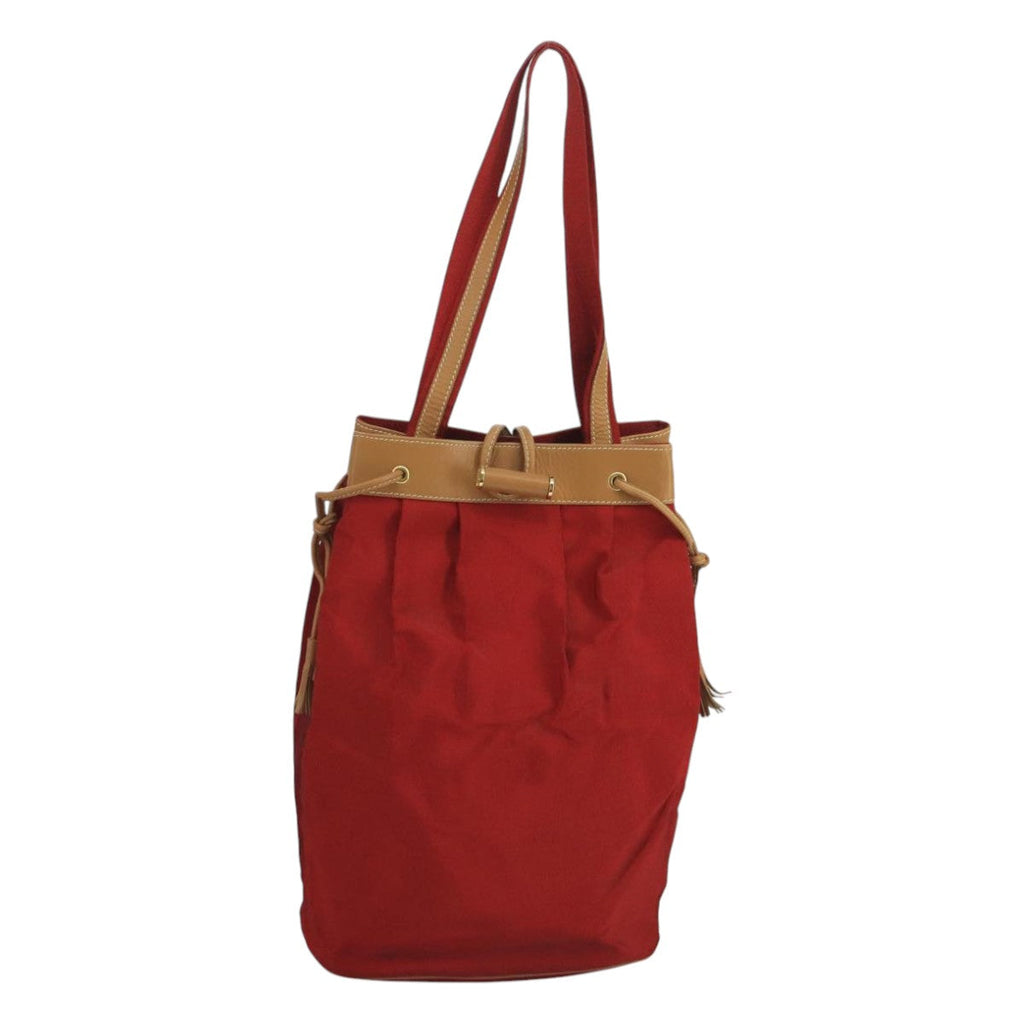 FENDI Shoulder Bag Nylon Red bs21575