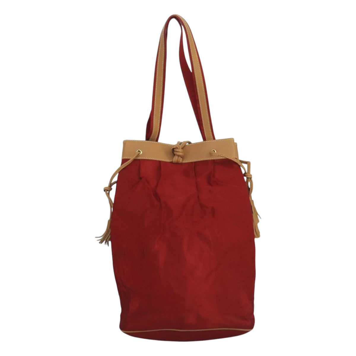 FENDI Shoulder Bag Nylon Red bs21575