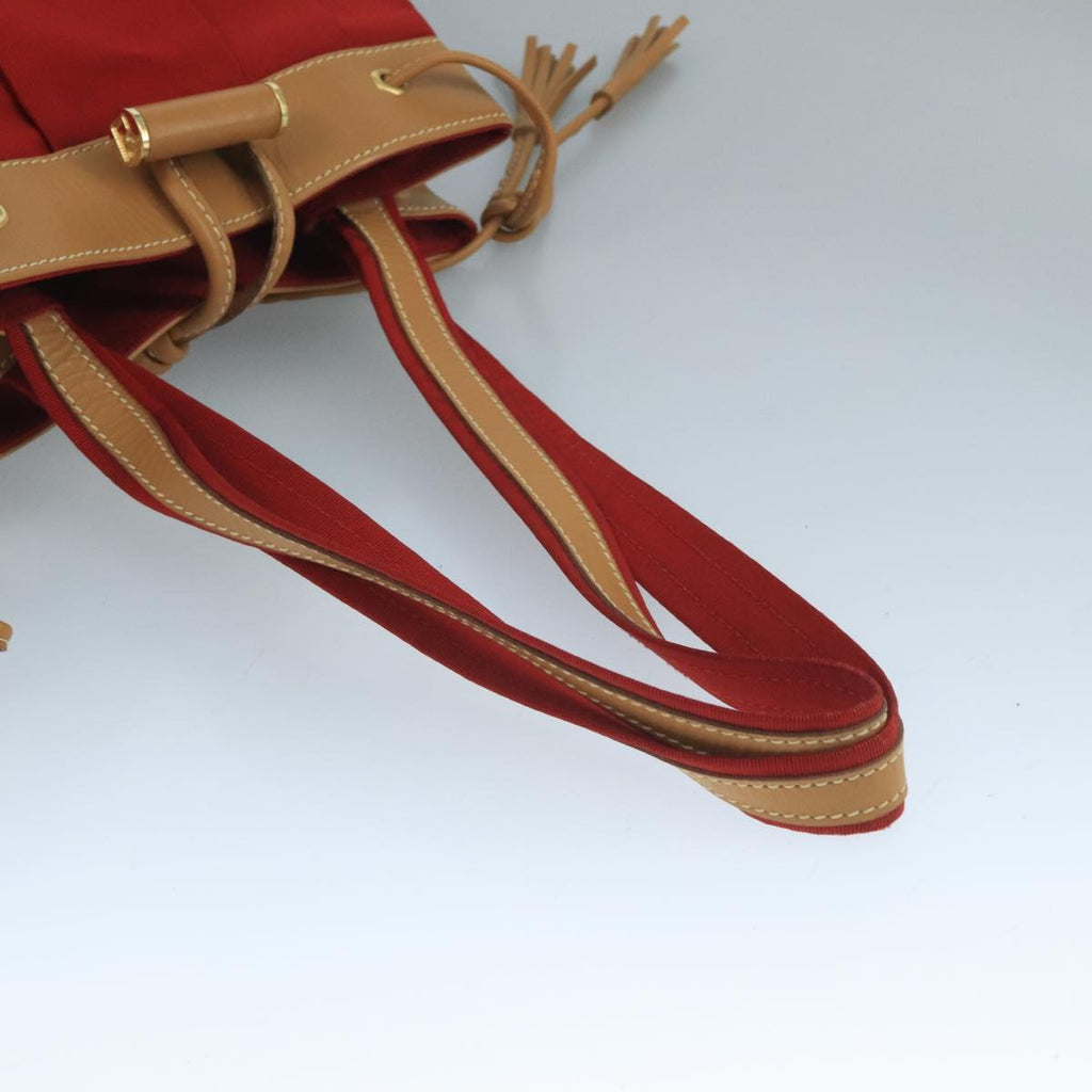 FENDI Shoulder Bag Nylon Red bs21575