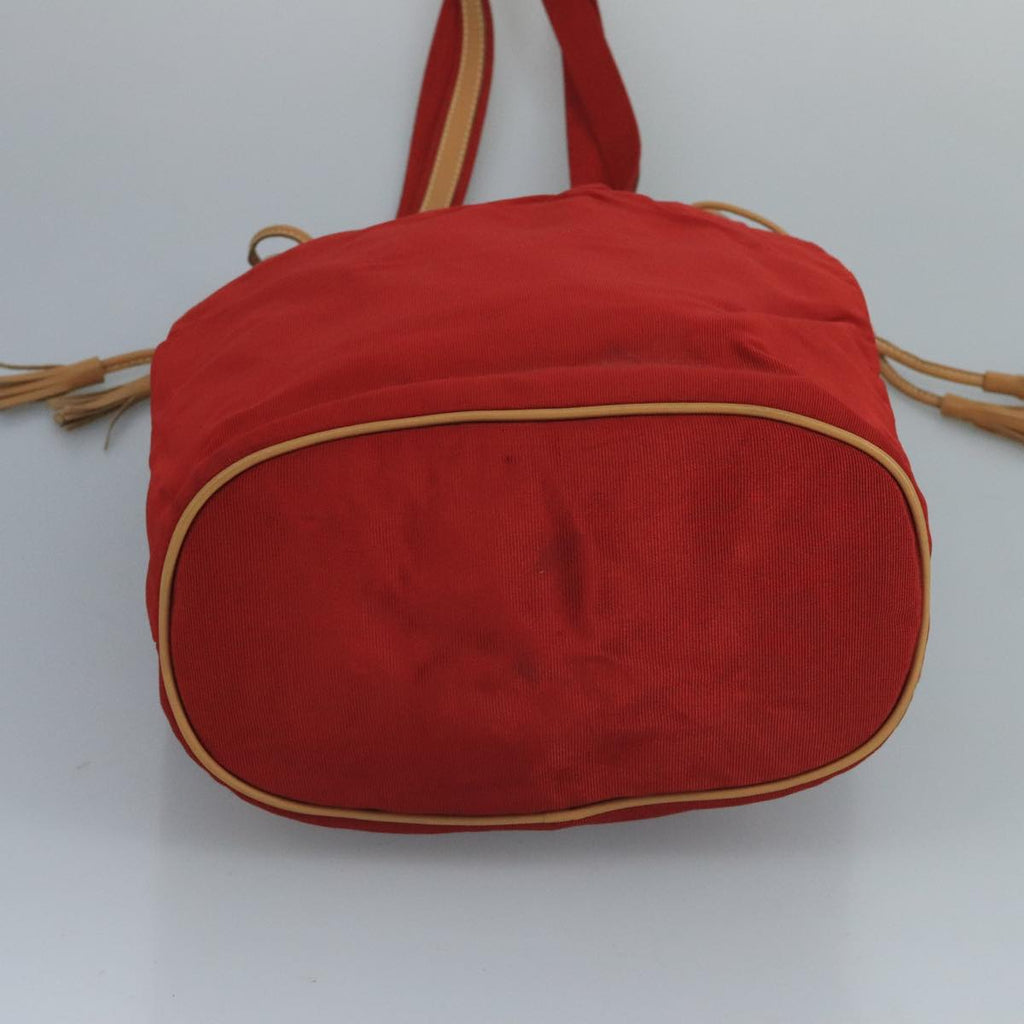 FENDI Shoulder Bag Nylon Red bs21575