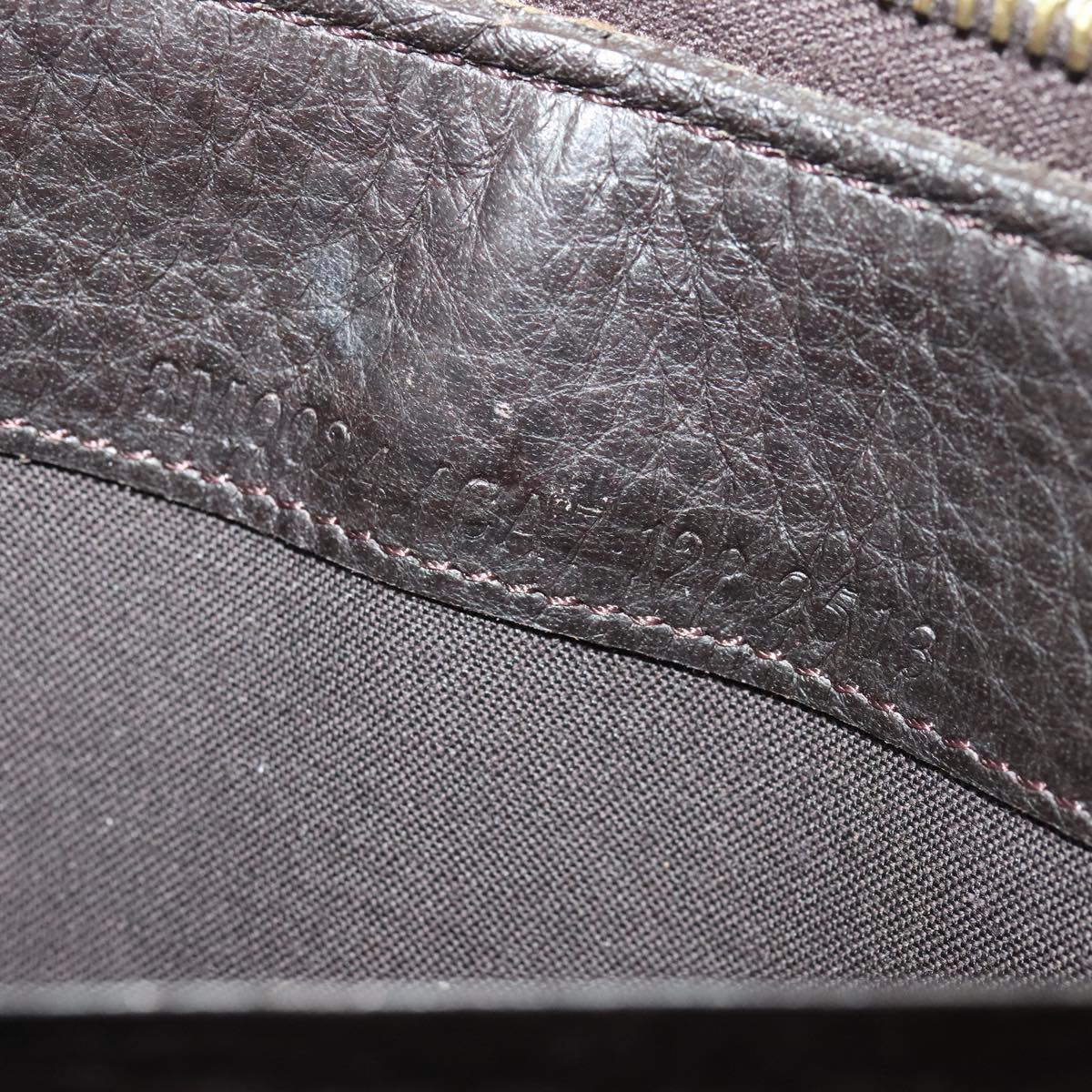 FENDI Zucca Canvas Long Wallet Black Brown bs21595