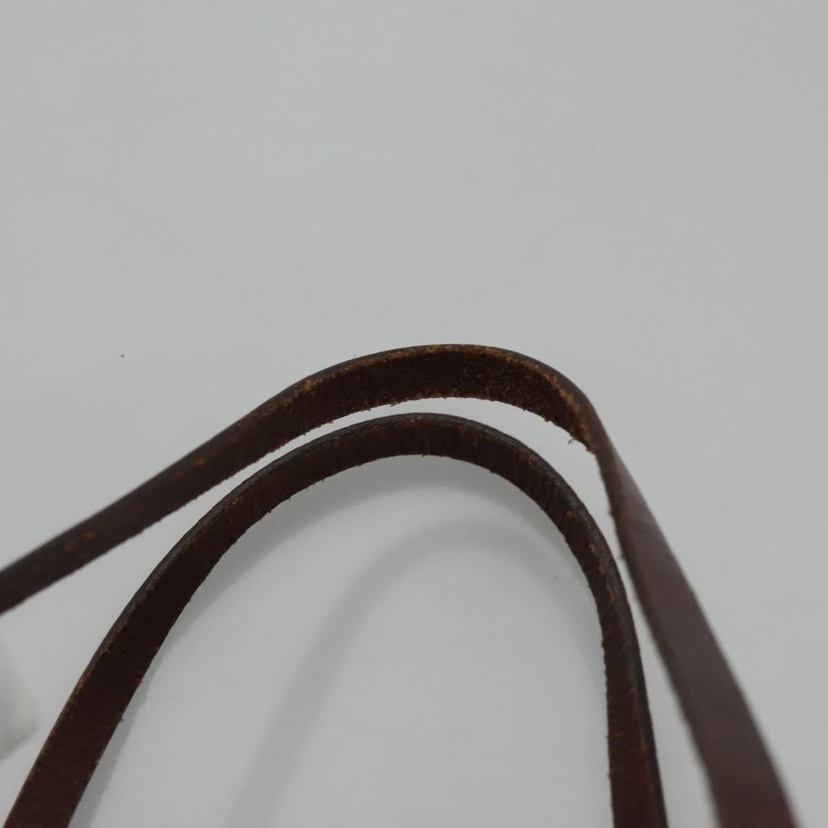 FENDI Zucca Canvas Tote Bag Brown Black bs21636