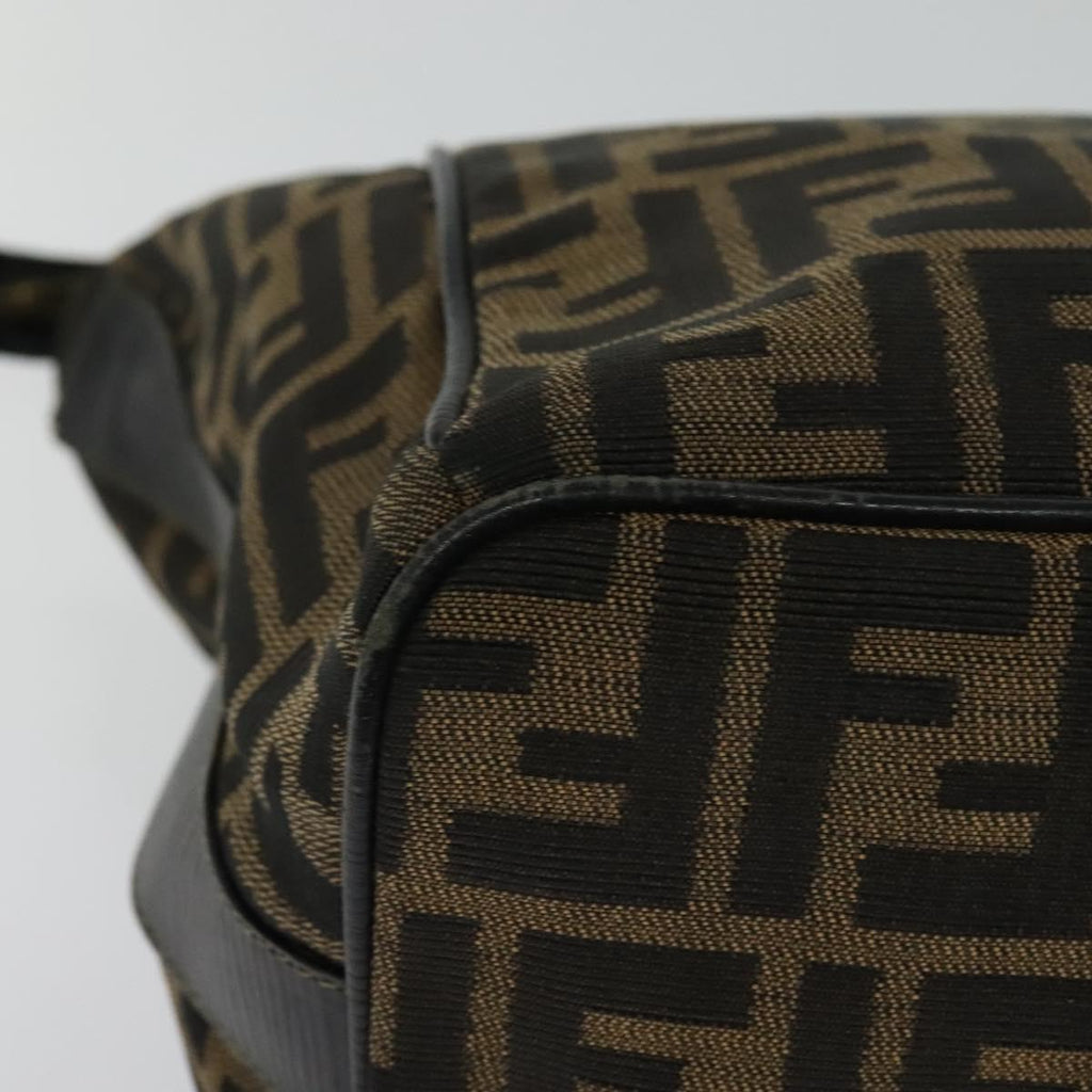 FENDI Zucca Canvas Hand Bag Brown bs21928