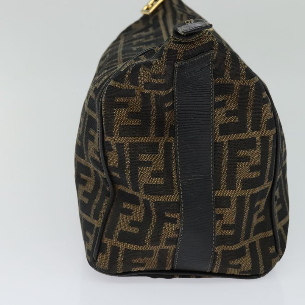 FENDI Zucca Canvas Hand Bag Brown bs21928