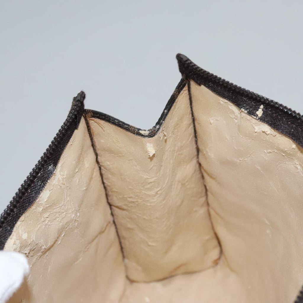 FENDI Zucca Canvas Clutch Bag Brown bs22209