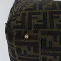 FENDI Zucca Canvas Hand Bag Brown bs22272