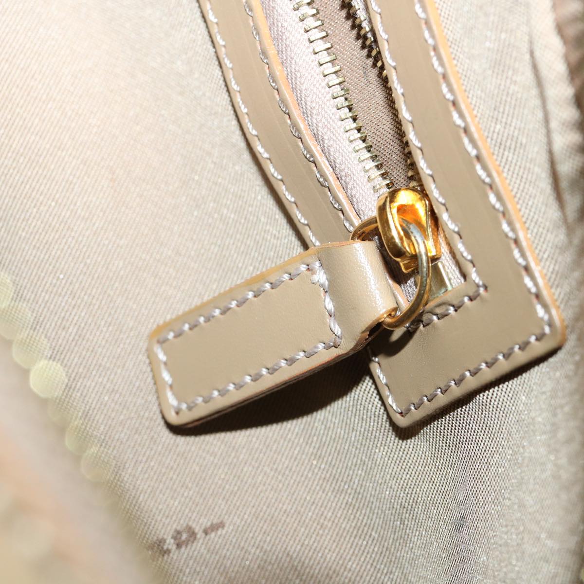 FENDI Zucchino Canvas Hand Bag Enamel Orange bs2431