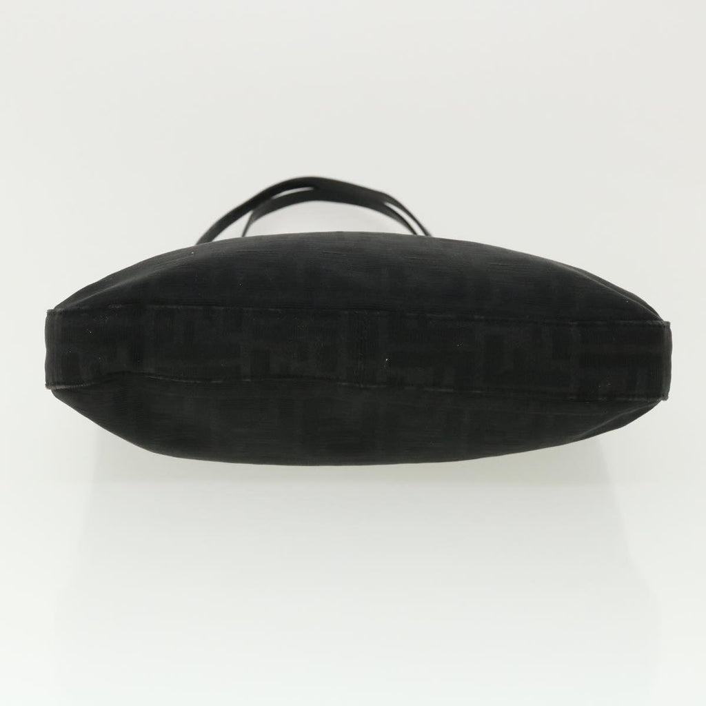 FENDI Zucca Canvas Mamma Baguette Shoulder Bag Black bs2667