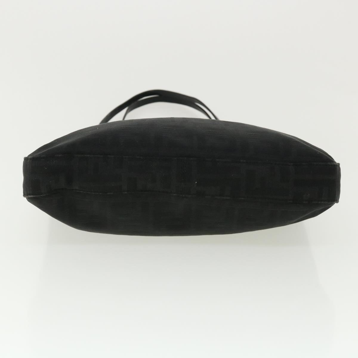 FENDI Zucca Canvas Mamma Baguette Shoulder Bag Black bs2667