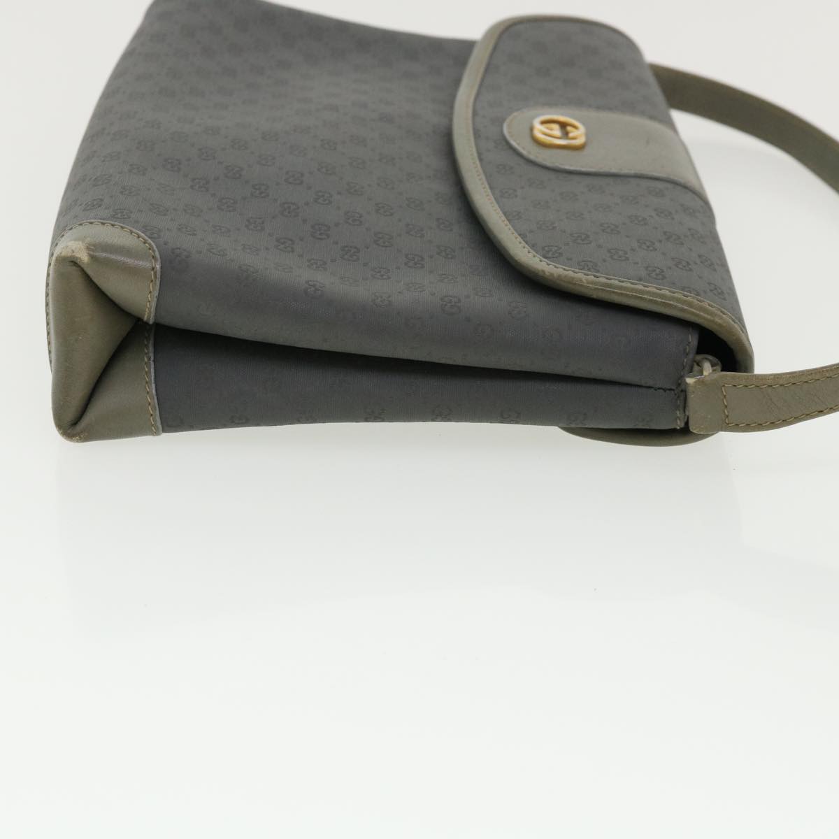 GUCCI Micro GG Canvas Shoulder Bag Gray bs3248