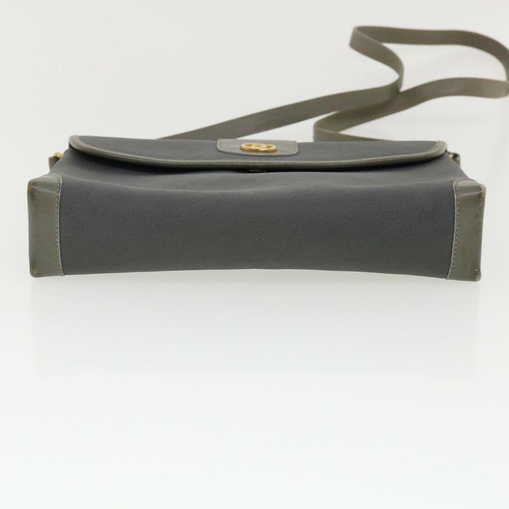 GUCCI Micro GG Canvas Shoulder Bag Gray bs3248