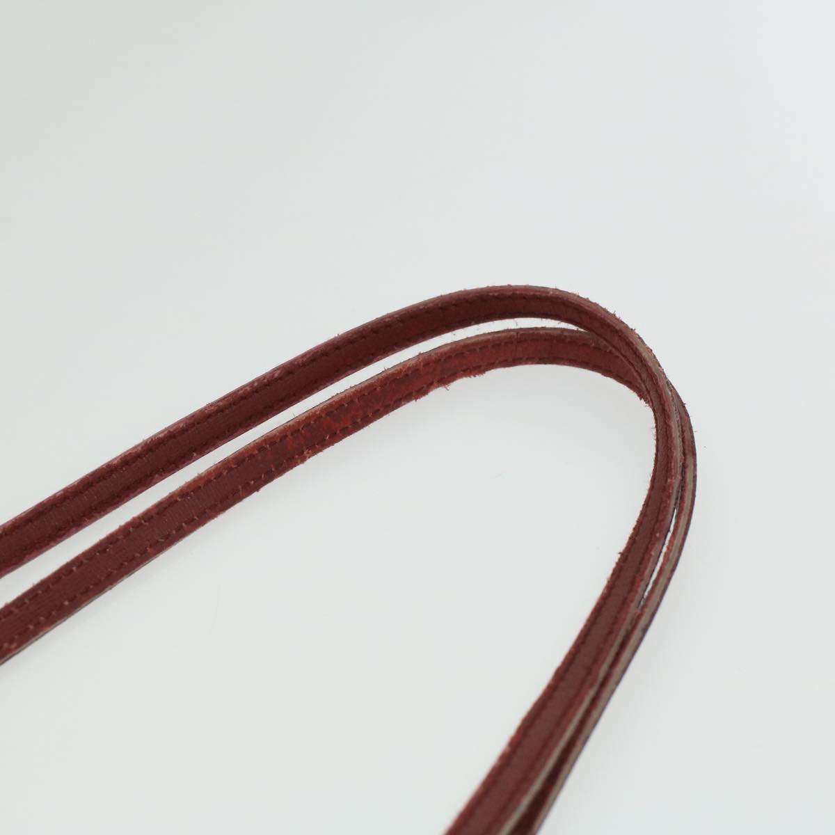 FENDI Zucca Canvas Shoulder Bag Brown Red bs3494