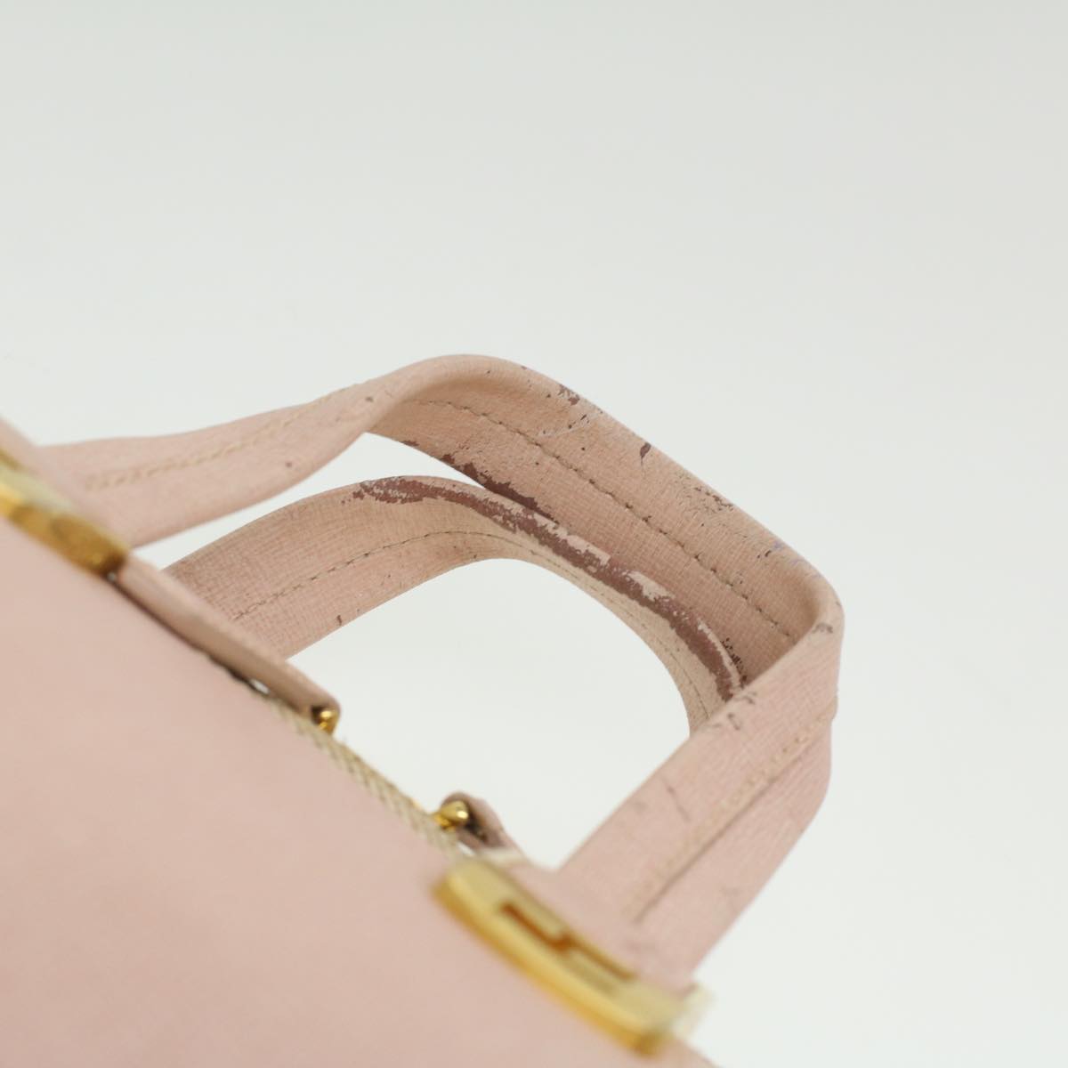 FENDI Hand Bag Leather Canvas 2way Pink bs3819