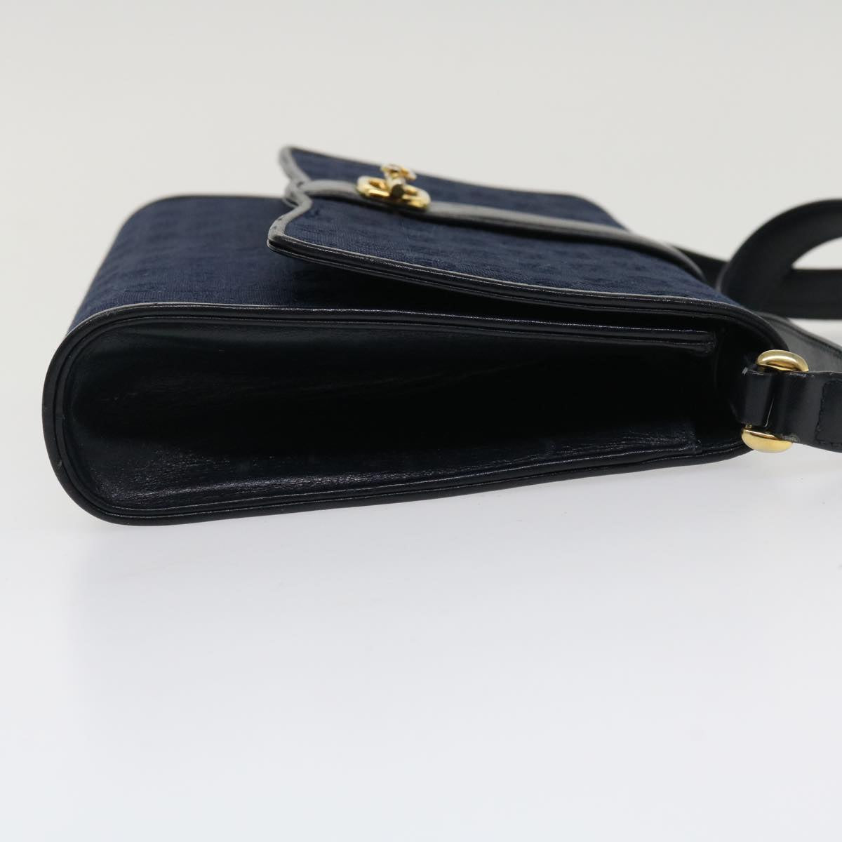GUCCI GG Canvas Shoulder Bag Navy bs3831