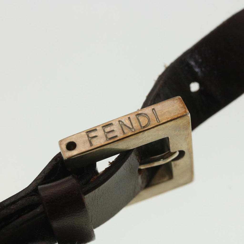 FENDI Zucca Canvas Shoulder Bag Beige bs3996