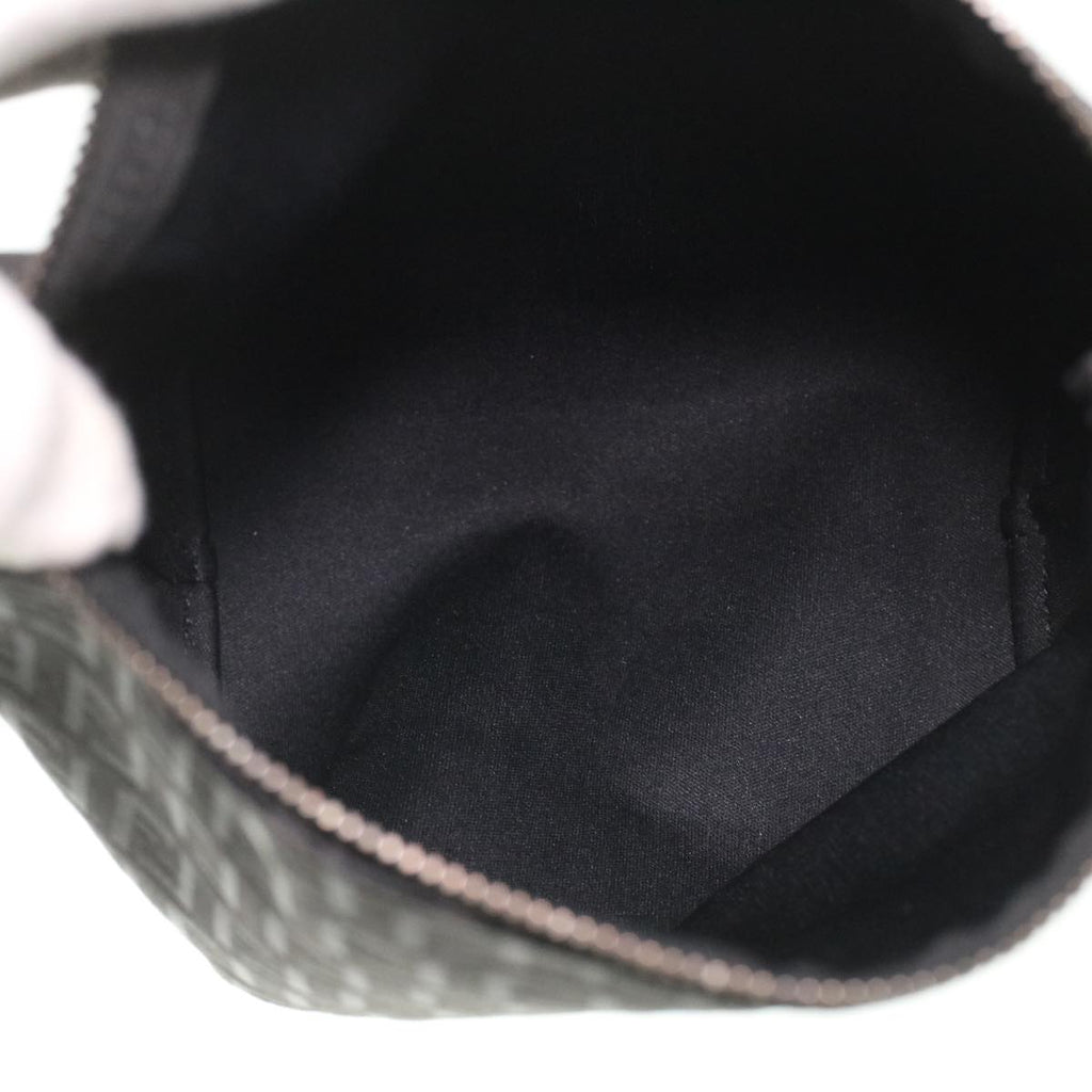 FENDI Zucchino Canvas Hand Bag Black bs4045