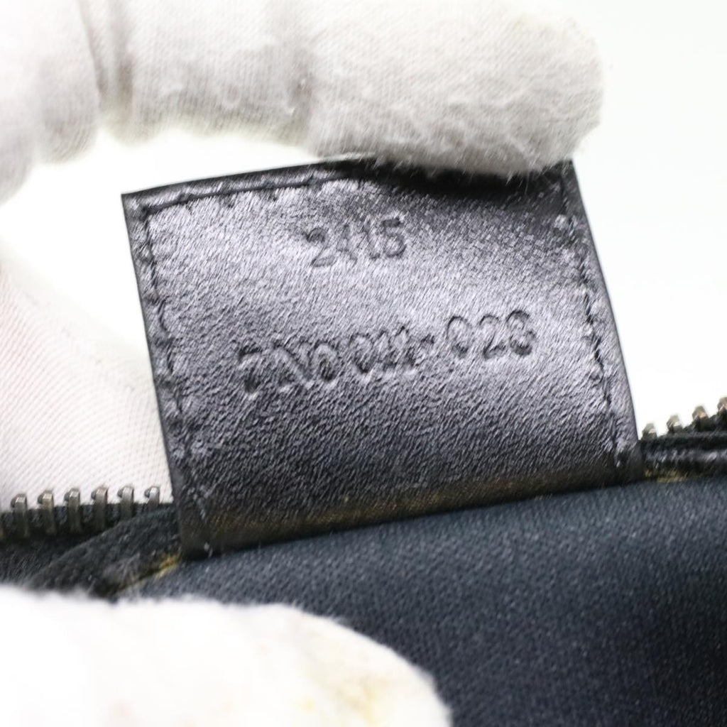 FENDI Zucchino Canvas Hand Bag Black bs4045