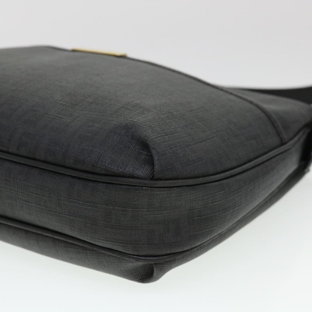 FENDI Zucchino Canvas Shoulder Bag Black 8BT206-FB5 129-2580 bs4435