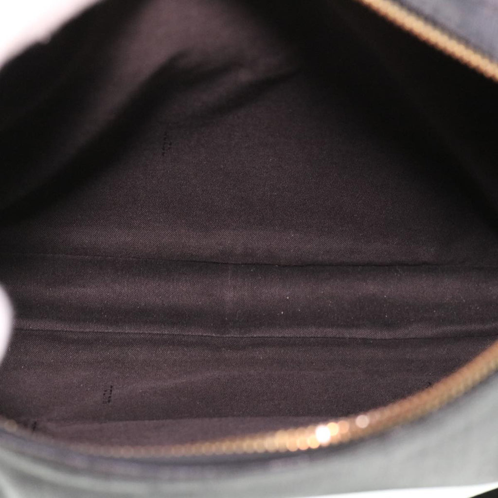 FENDI Zucchino Canvas Shoulder Bag Black 8BT206-FB5 129-2580 bs4435