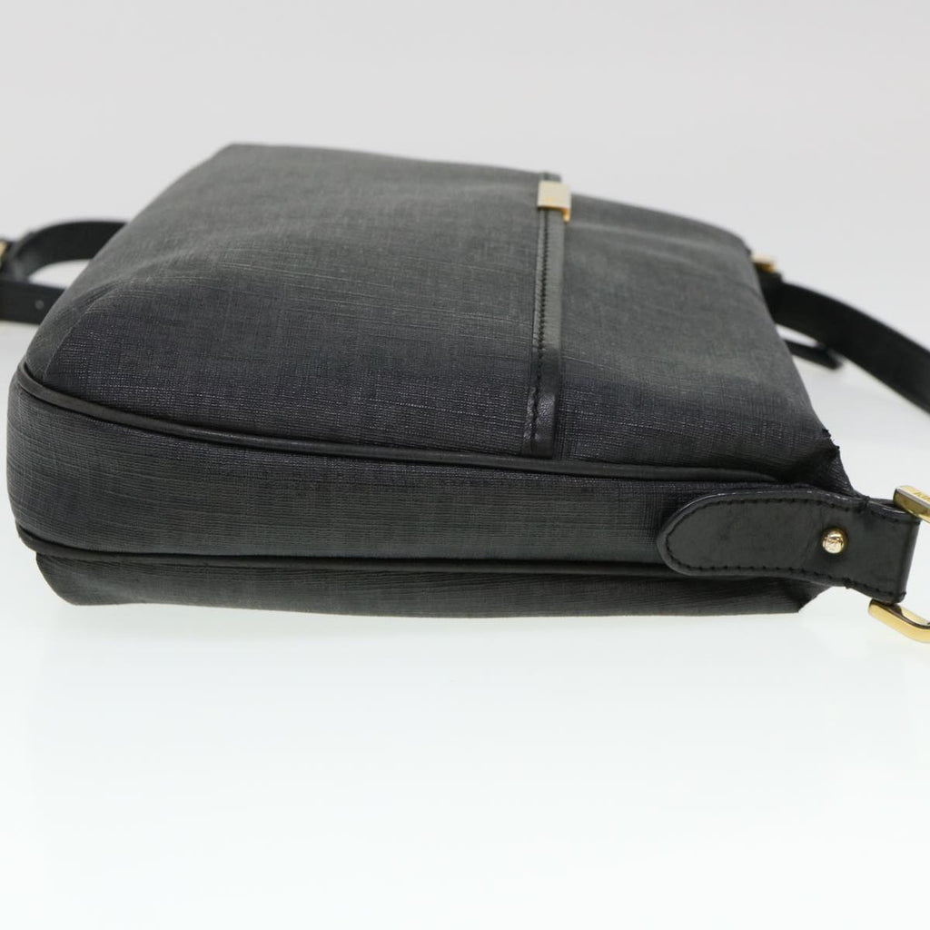 FENDI Zucchino Canvas Shoulder Bag Black 8BT206-FB5 129-2580 bs4435