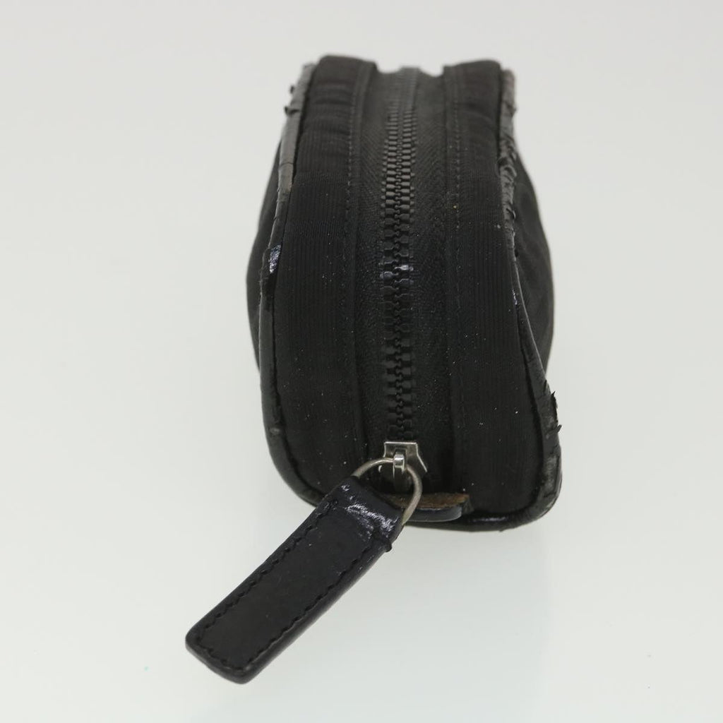 FENDI Zucca Canvas Pouch Nylon 2Set Black Brown bs4582
