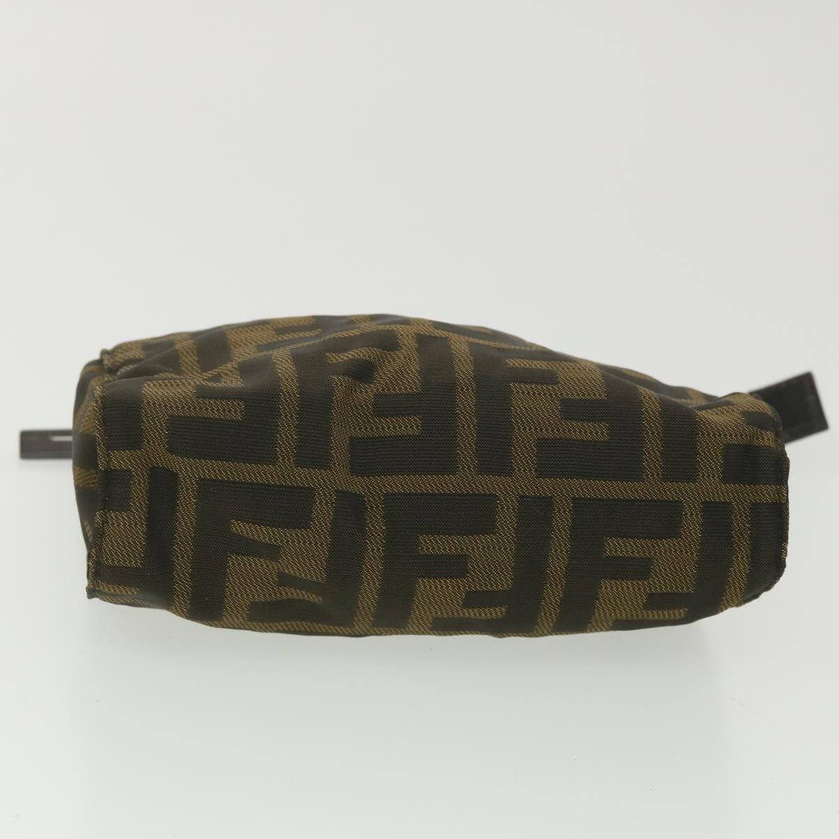 FENDI Zucca Canvas Pouch Nylon 2Set Black Brown bs4582