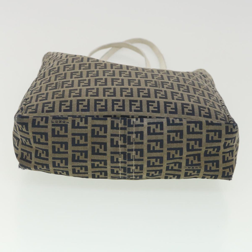 FENDI Zucchino Canvas Tote Bag Navy 3677 8BH006 028 bs4584