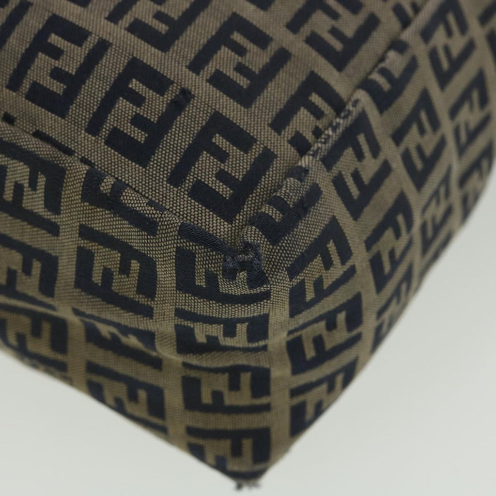 FENDI Zucchino Canvas Tote Bag Navy 3677 8BH006 028 bs4584