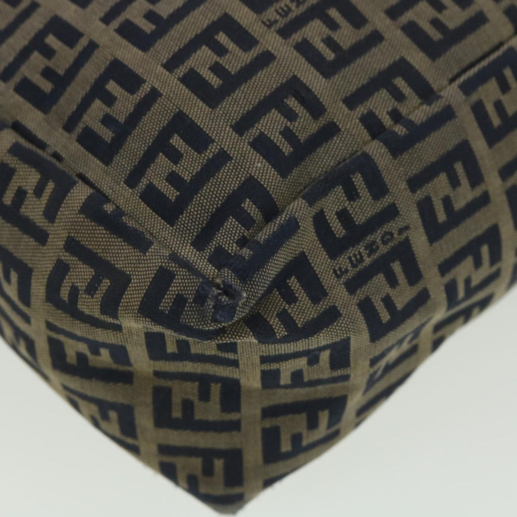 FENDI Zucchino Canvas Tote Bag Navy 3677 8BH006 028 bs4584